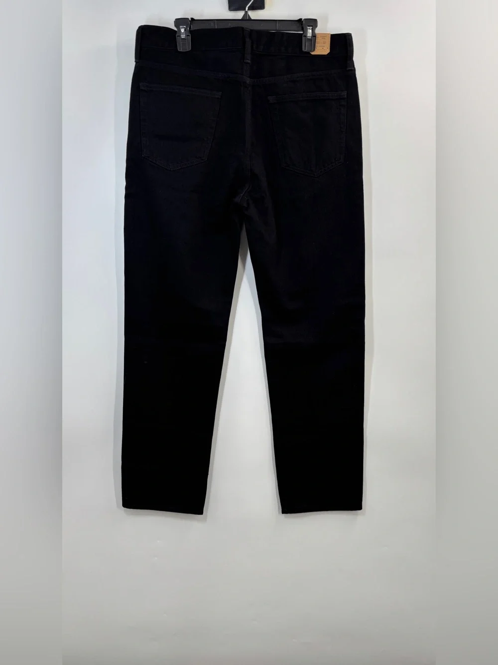 J.Crew Classic Straight jean in black rinse 33/32